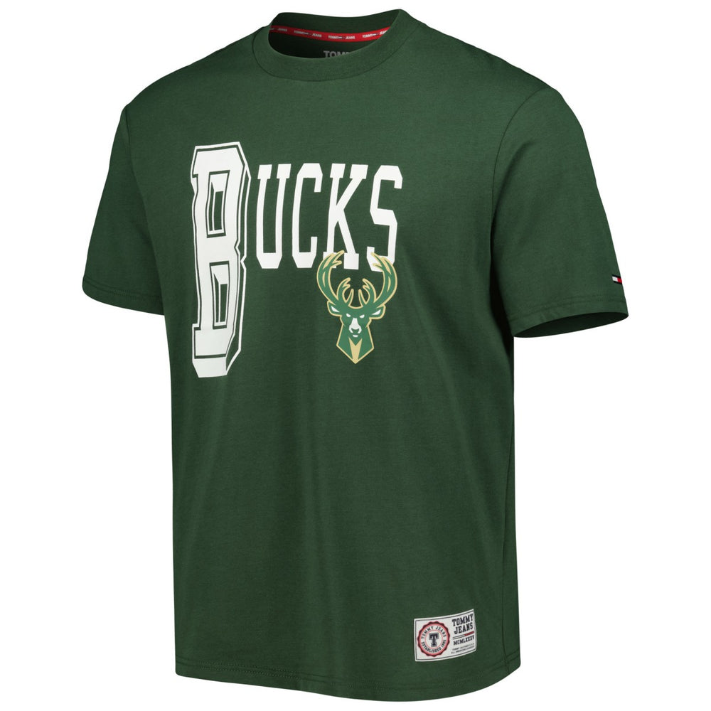 NBA Milwaukee Bucks Tommy Jeans Mel Varsity T-Shirt