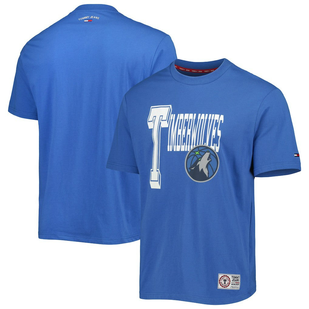 NBA Minnesota Timberwolves Tommy Jeans Mel Varsity T-Shirt