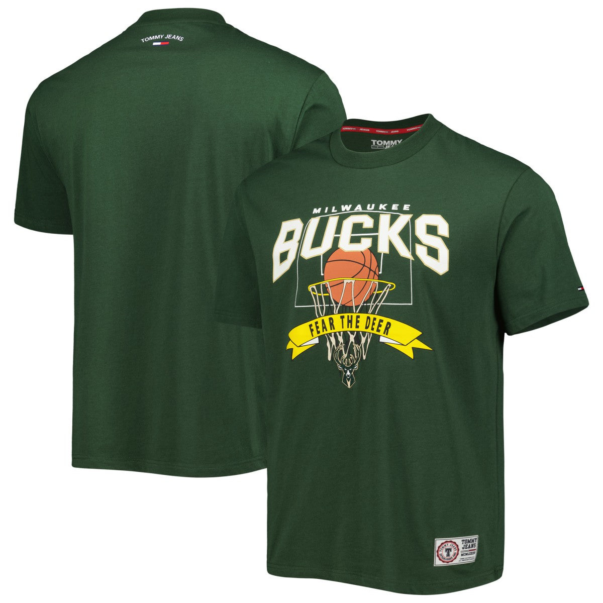 NBA Milwaukee Bucks Tommy Jeans Tim Backboard T-Shirt