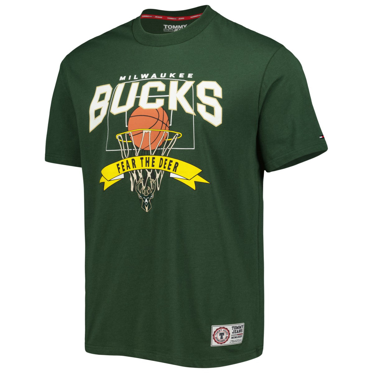 NBA Milwaukee Bucks Tommy Jeans Tim Backboard T-Shirt