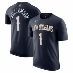 NBA Zion Williamson New Orleans Pelicans Icon 2022/23 Name & Number T-Shirt