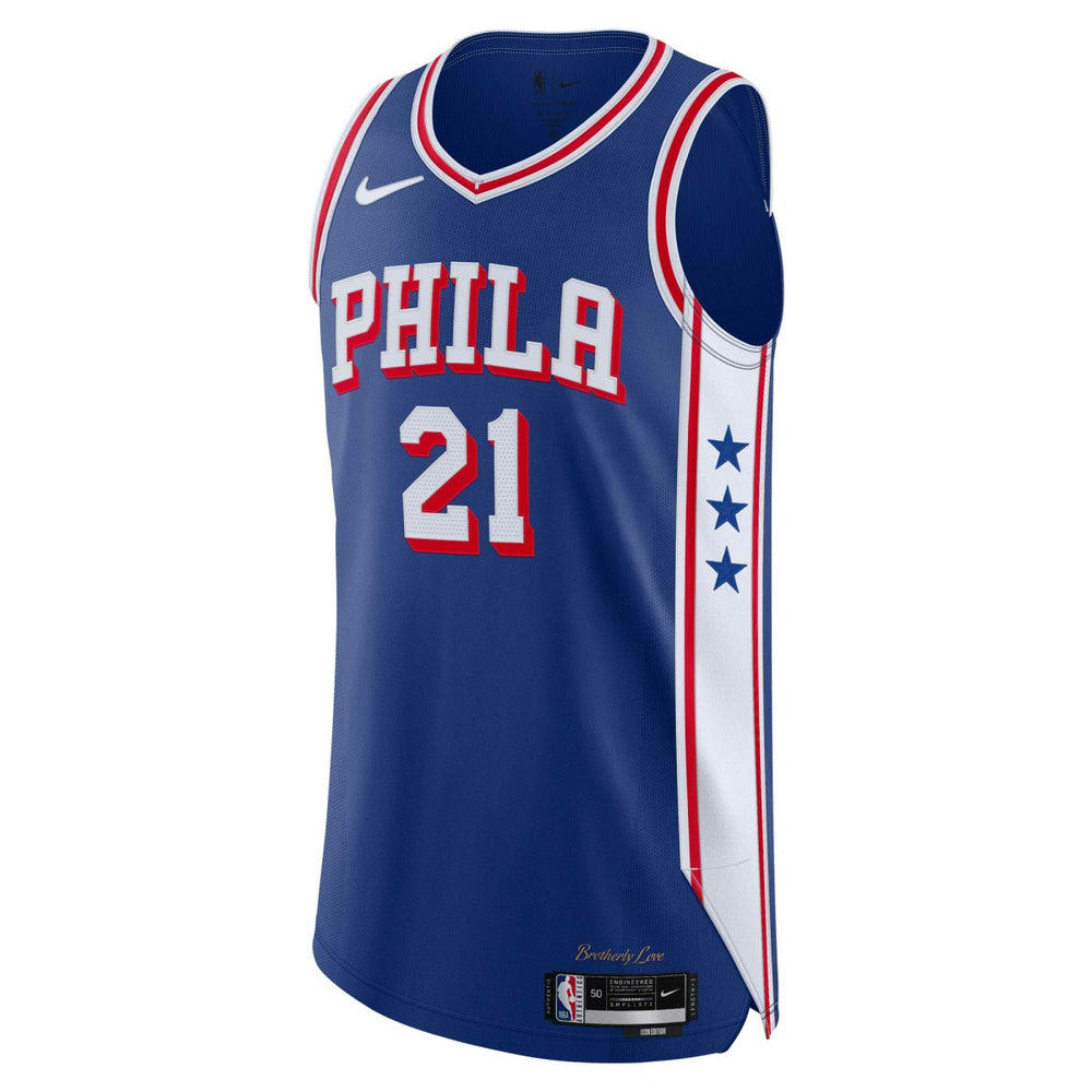 NBA Joel Embiid Philadelphia 76ers Authentic Jersey