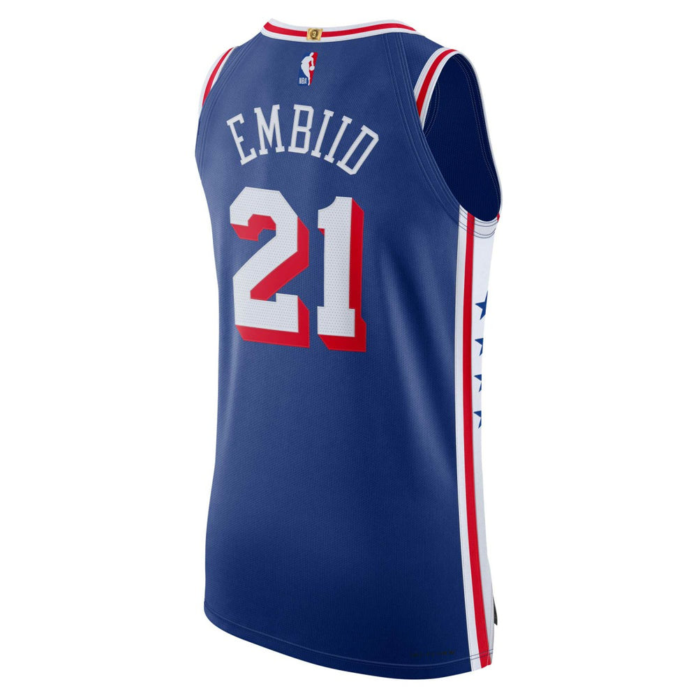 NBA Joel Embiid Philadelphia 76ers Authentic Jersey