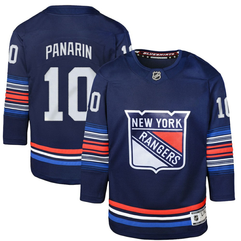 NHL Navy Artemi Panarin New York Rangers Youth Alternate Premier Player Jersey