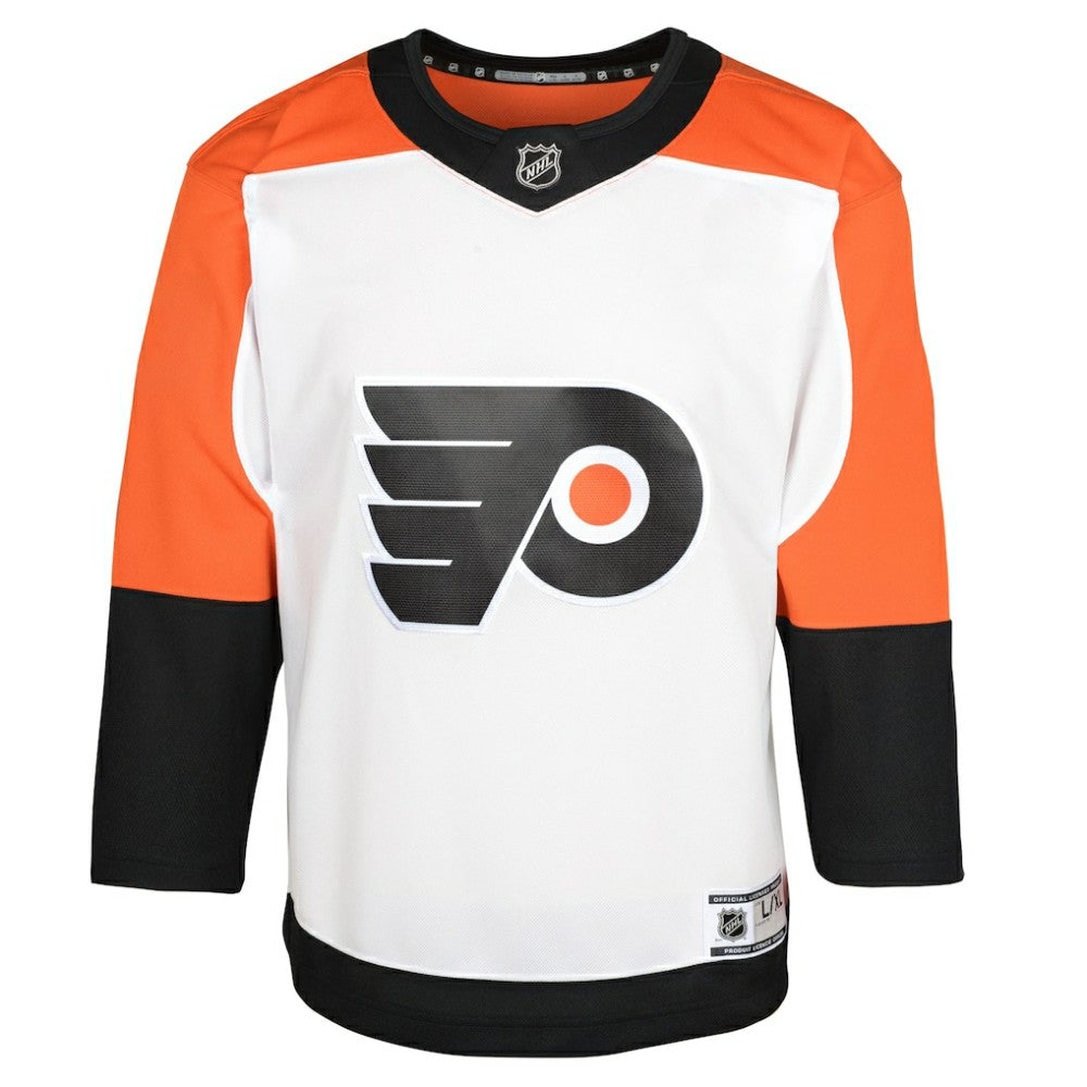 NHL White Philadelphia Flyers Youth Away Premier Jersey