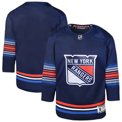 NHL Navy New York Rangers Youth Alternate Premier Jersey