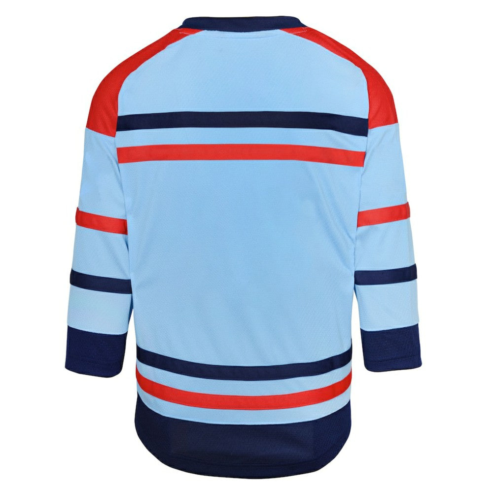 NHL Light Blue Winnipeg Jets Youth Anniversary Replica Jersey