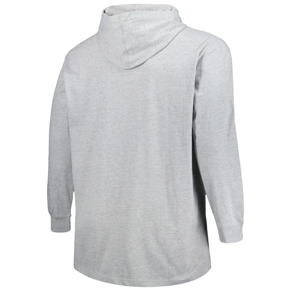NHL Heather Gray Colorado Avalanche Big & Tall Pullover Hoodie