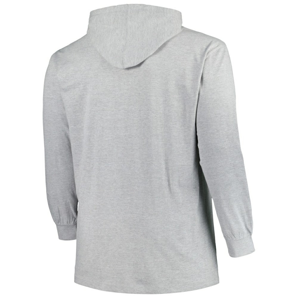 NHL Heather Gray Washington Capitals Big & Tall Pullover Hoodie