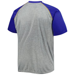 NHL Heather Gray St. Louis Blues Big & Tall Logo Raglan T-Shirt
