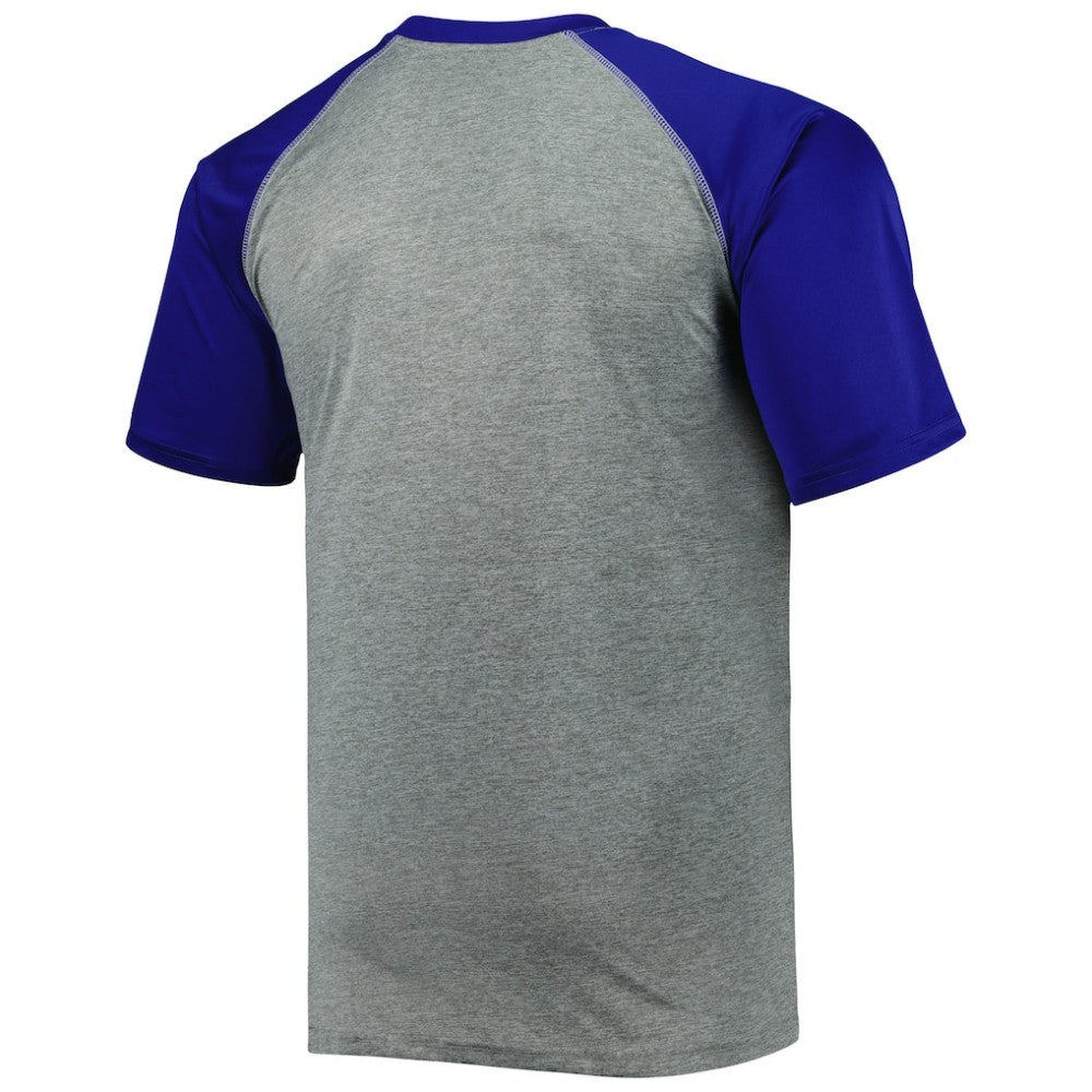 NHL Heather Gray Tampa Bay Lightning Big & Tall Logo Raglan T-Shirt