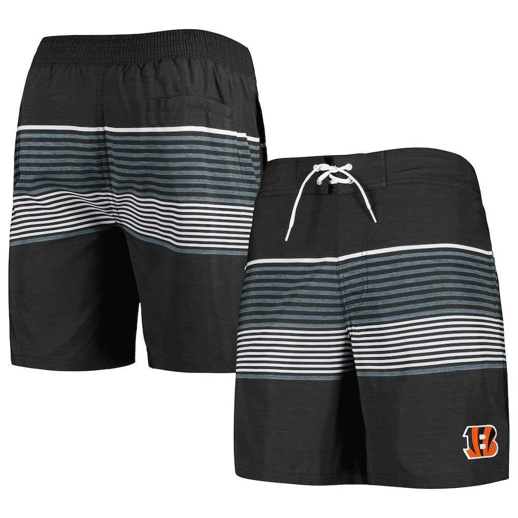 G-III Sports by Carl Banks Coastline Volley Swim Shorts - Cincinnati Bengals