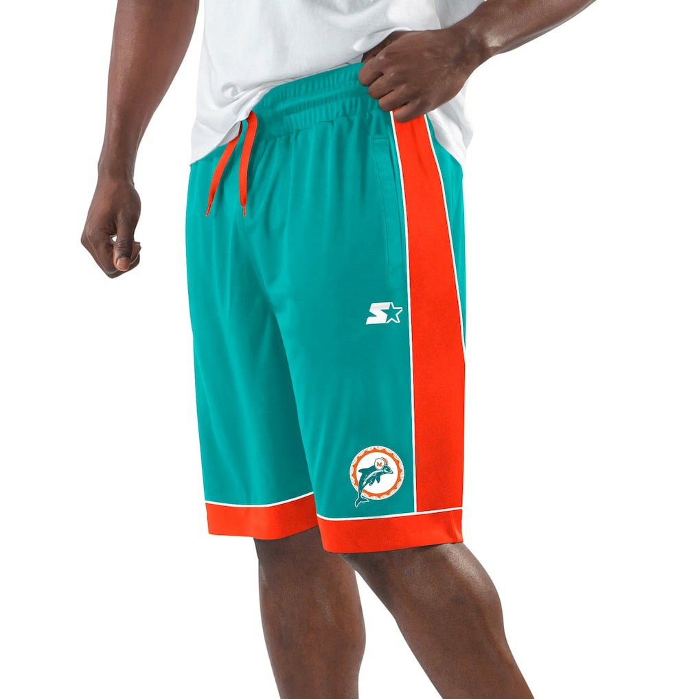 Starter Throwback Fan Favorite Shorts - Miami Dolphins