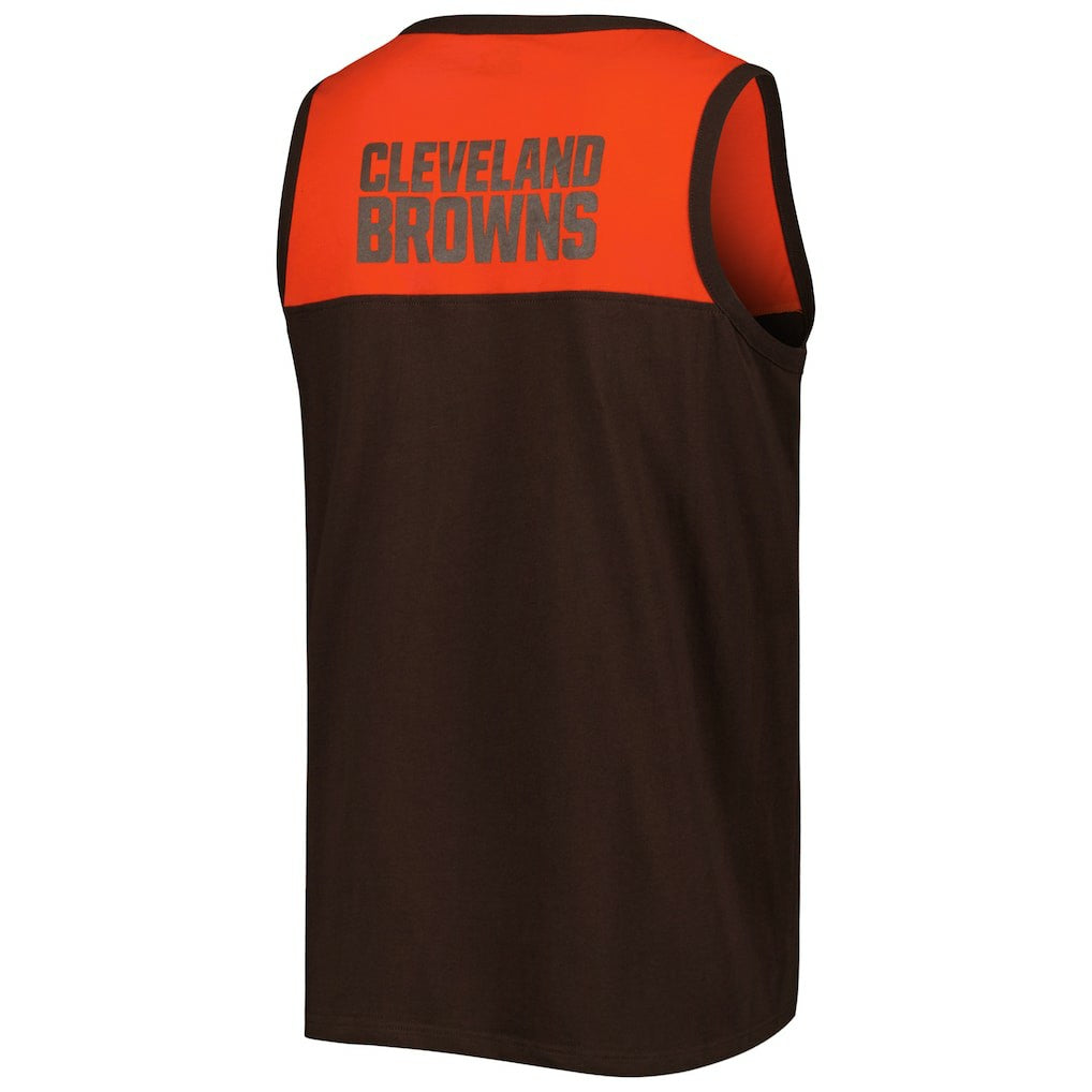 Starter Logo Touchdown Fashion Tank Top - Cleveland Browns