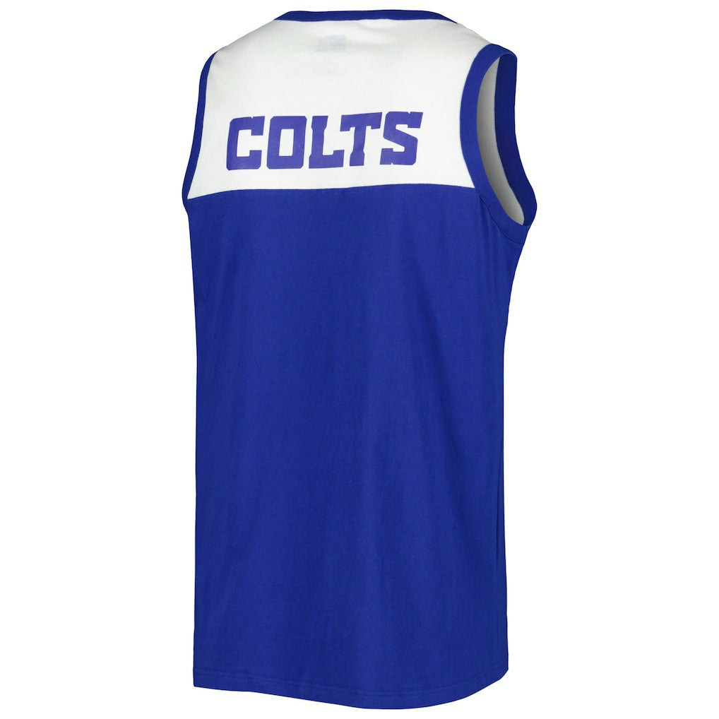 Starter Logo Touchdown Fashion Tank Top - Indianapolis Colts