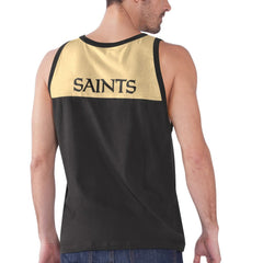 Starter Logo Touchdown Fashion Tank Top - New Orleans Saints