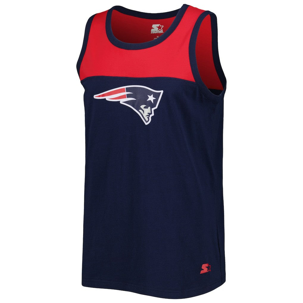 Starter Logo Touchdown Fashion Tank Top - New England Patriots