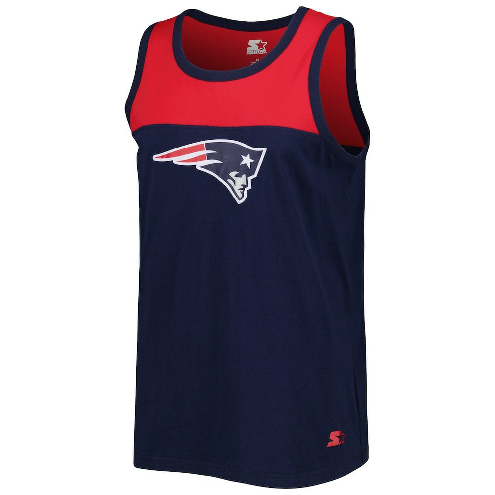 Starter Logo Touchdown Fashion Tank Top - New England Patriots