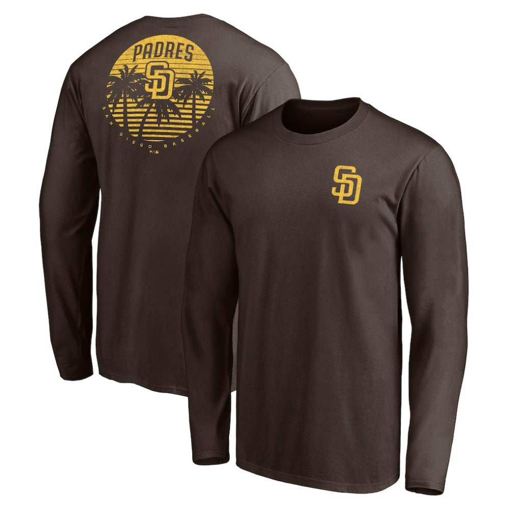 MLB San Diego Padres Team Hometown Collection Palm Sunset Long Sleeve T-Shirt