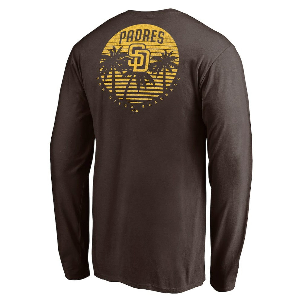 MLB San Diego Padres Team Hometown Collection Palm Sunset Long Sleeve T-Shirt
