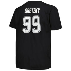 NHL Black Wayne Gretzky Los Angeles Kings Mitchell & Ness Big & Tall Name & Number T-Shirt