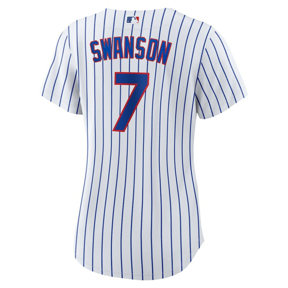 MLB Dansby Swanson Chicago Cubs Nike Women's Home Replica Player Jersey