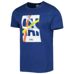 Manchester City Art T-Shirt -  Blue