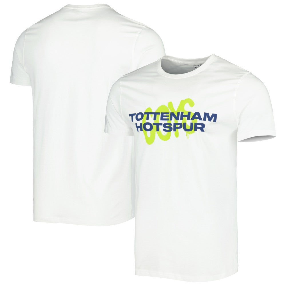 Tottenham Hotspur Graffiti T-Shirt -  White