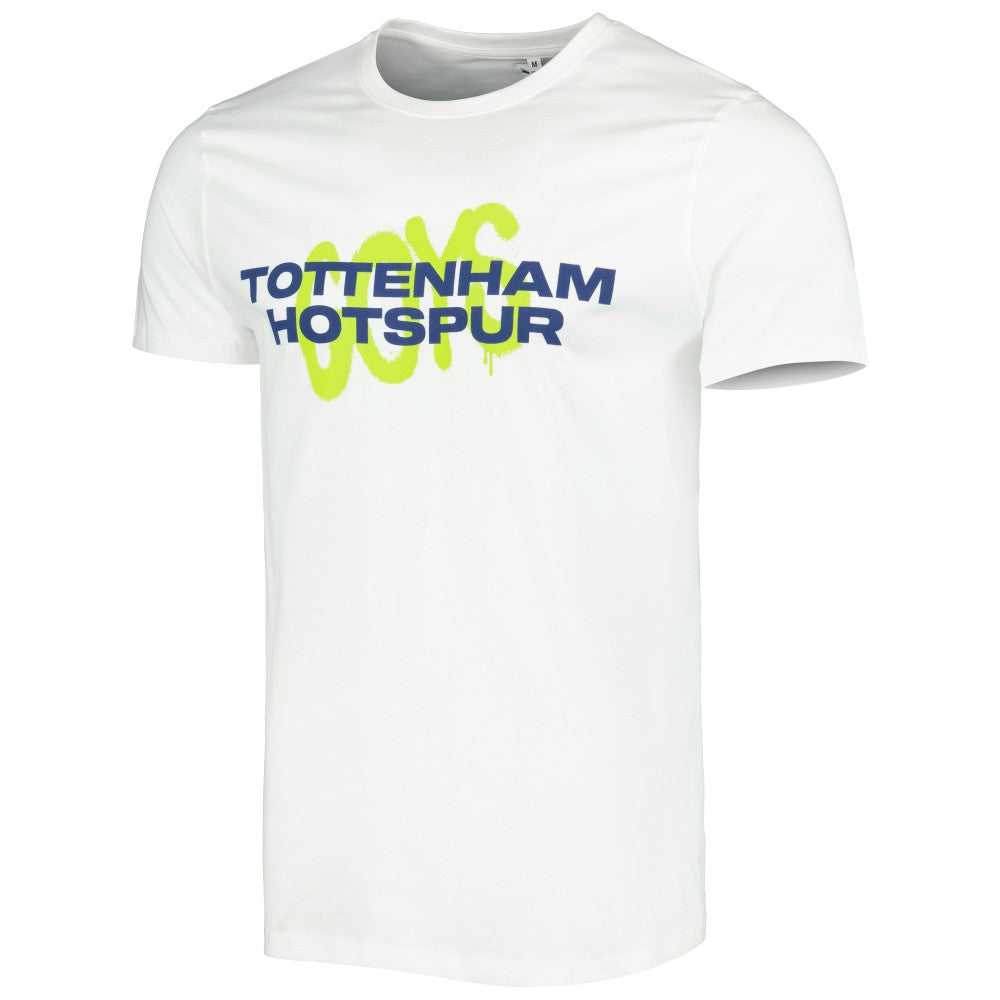 Tottenham Hotspur Graffiti T-Shirt -  White