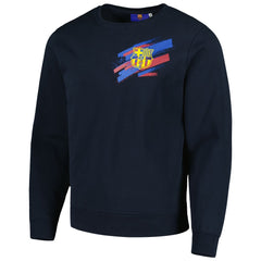 Barcelona Vintage Pullover Sweatshirt -  Navy