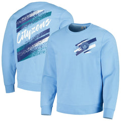 Manchester City Vintage Pullover Sweatshirt -  Light Blue