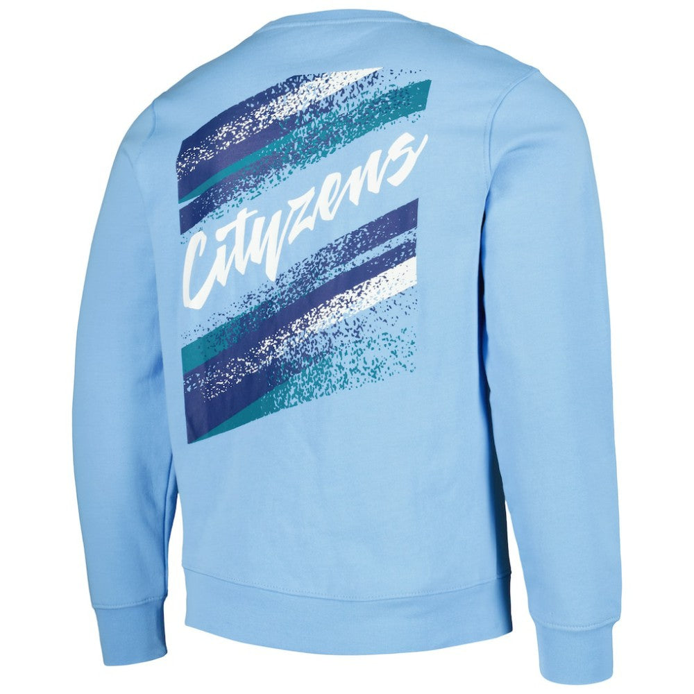 Manchester City Vintage Pullover Sweatshirt -  Light Blue