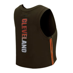 Pro Standard Women's Ombre Wordmark Classic Cropped Tank Top - Cleveland Browns