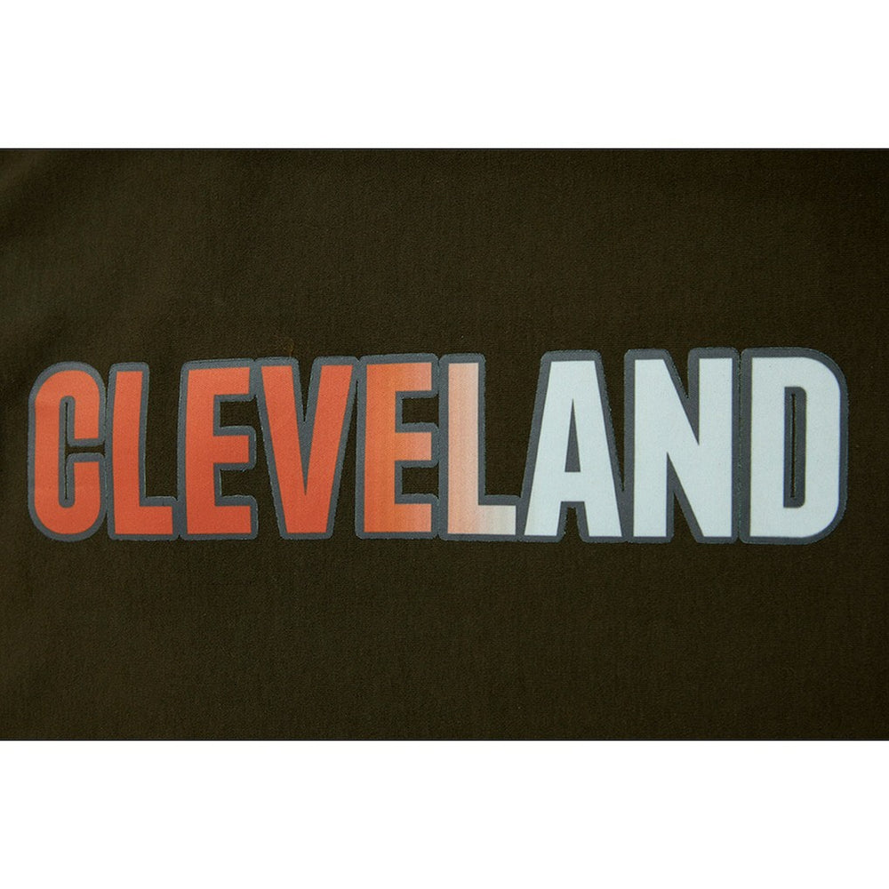 Pro Standard Women's Ombre Wordmark Classic Cropped Tank Top - Cleveland Browns