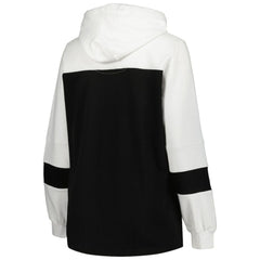 MLB Chicago White Sox Women's Plus Size Colorblock Pullover Hoodie