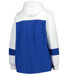 MLB Kansas City Royals Women's Plus Size Colorblock Pullover Hoodie
