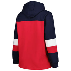 MLB Los Angeles Angels Women's Plus Size Colorblock Pullover Hoodie