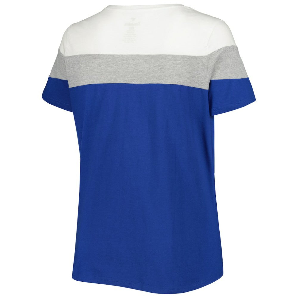 MLB Chicago Cubs Women's Plus Size Colorblock T-Shirt