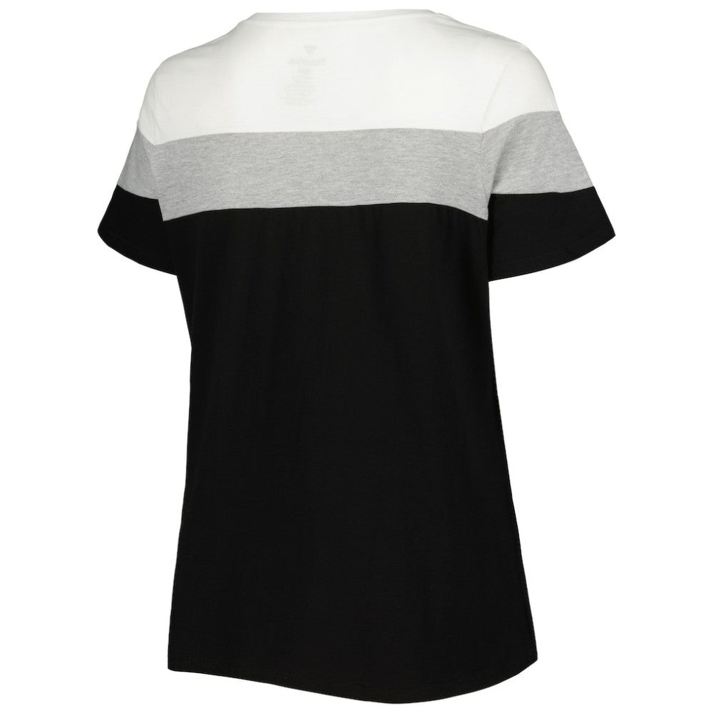MLB Chicago White Sox Women's Plus Size Colorblock T-Shirt