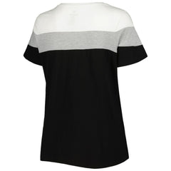 MLB Chicago White Sox Women's Plus Size Colorblock T-Shirt