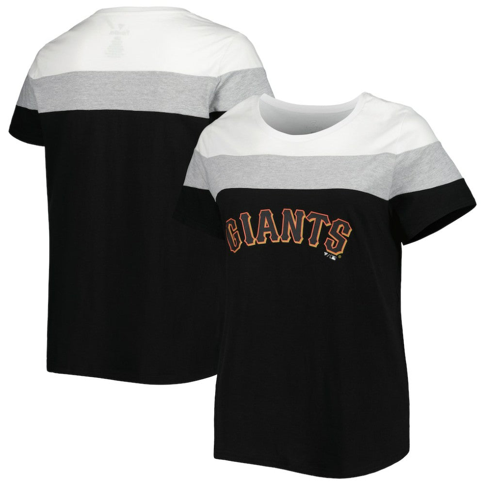 MLB San Francisco Giants Women's Plus Size Colorblock T-Shirt