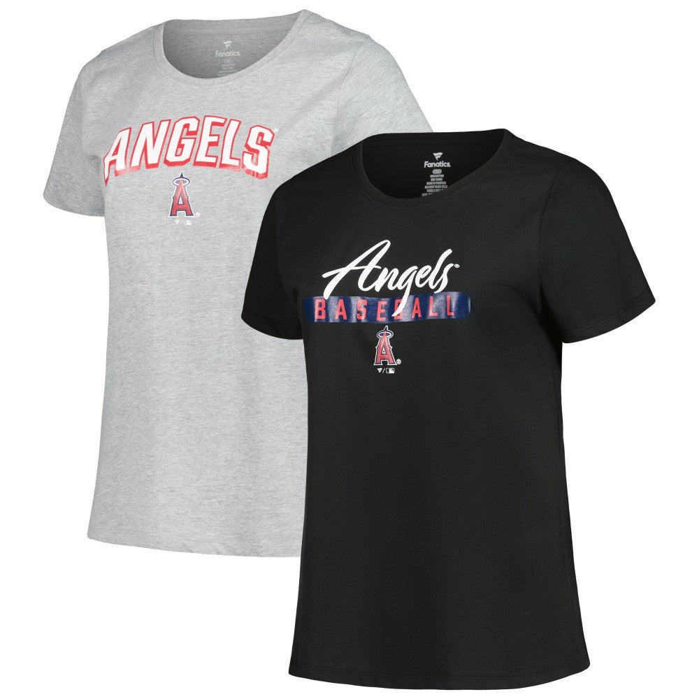 MLB Los Angeles Angels Profile Women's Plus Size T-Shirt Combo Pack