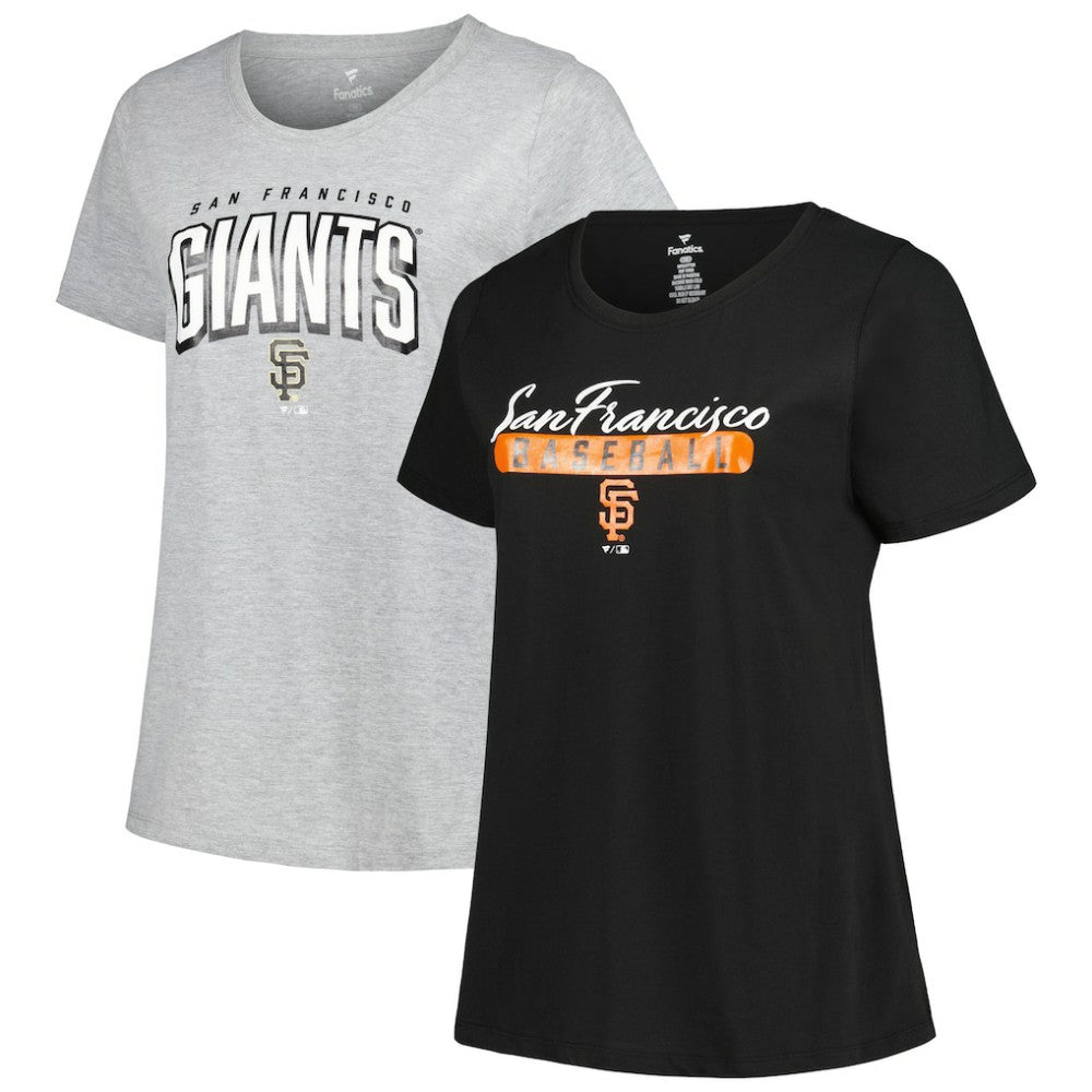 MLB San Francisco Giants Profile Women's Plus Size T-Shirt Combo Pack