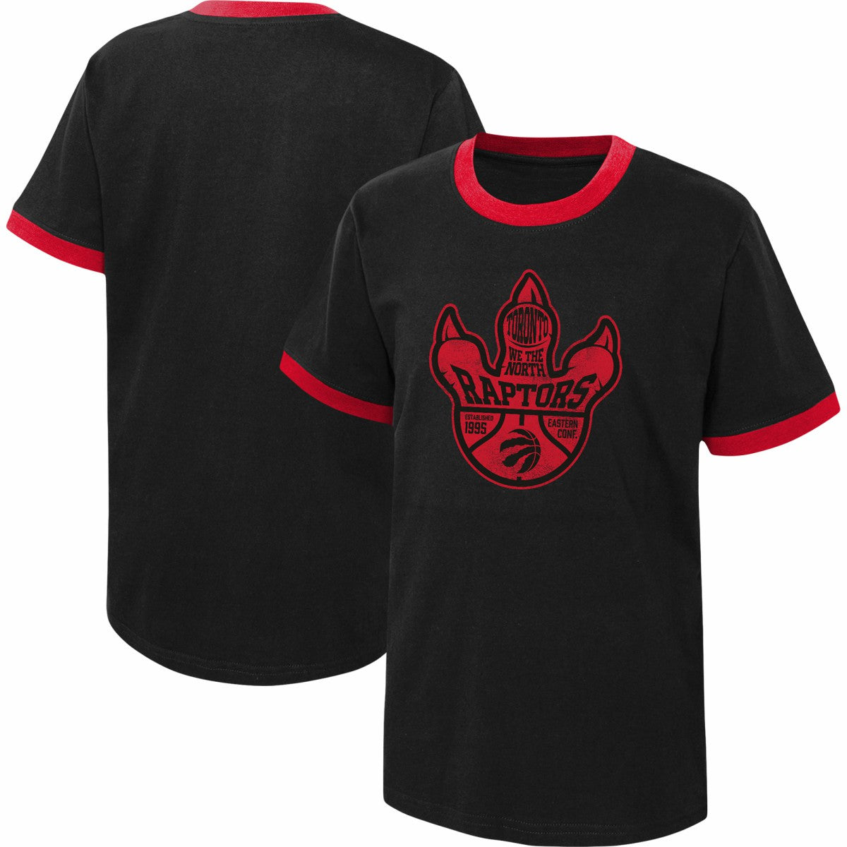 NBA Toronto Raptors Youth Hoop City Hometown Ringer T-Shirt