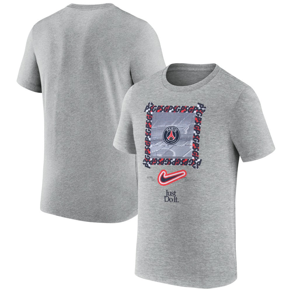 Paris Saint-Germain DNA T-Shirt - Nike Heather Gray