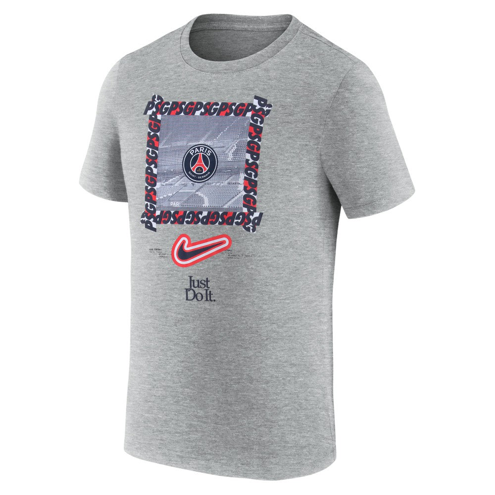 Paris Saint-Germain DNA T-Shirt - Nike Heather Gray
