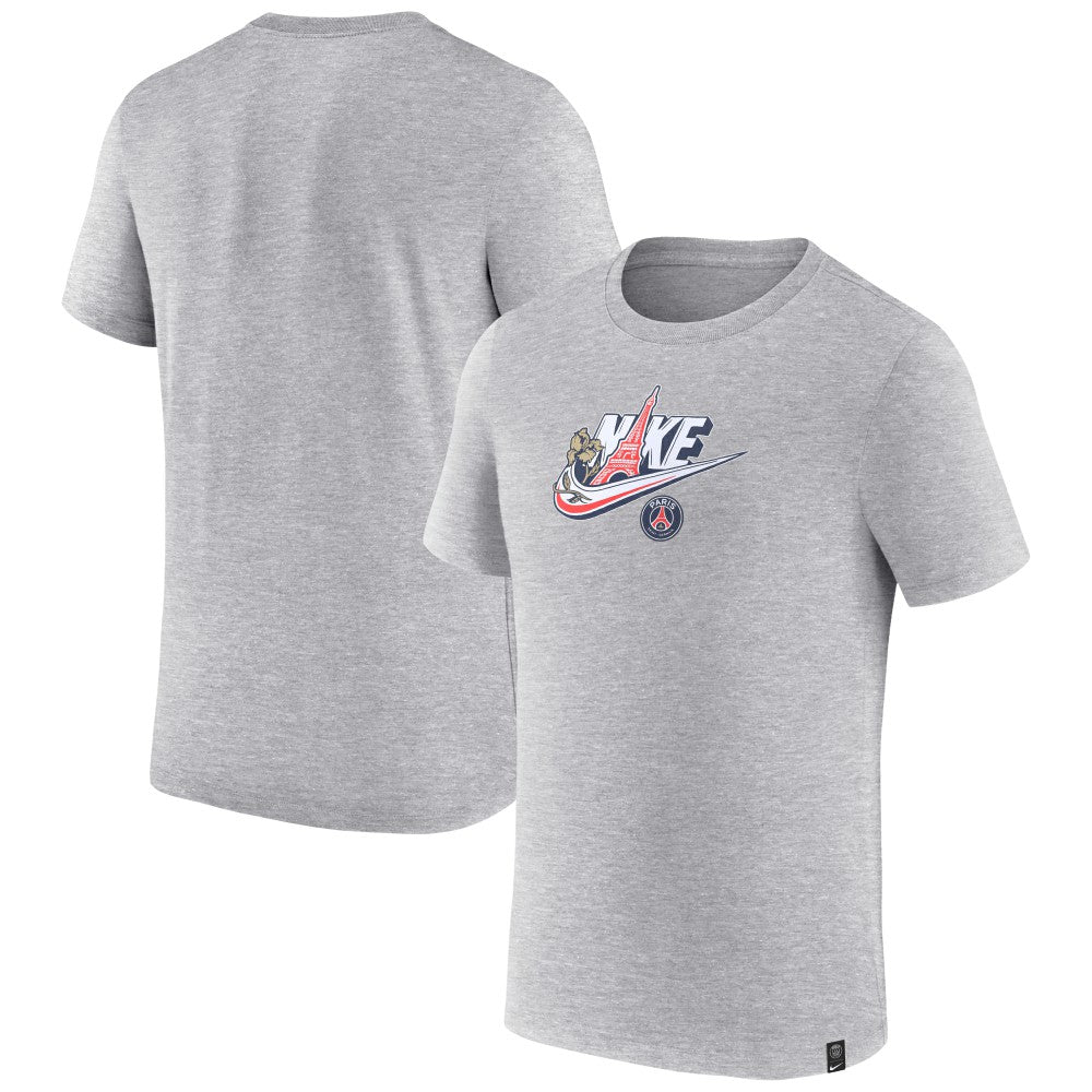 Paris Saint-Germain Futura T-Shirt - Nike Heather Gray