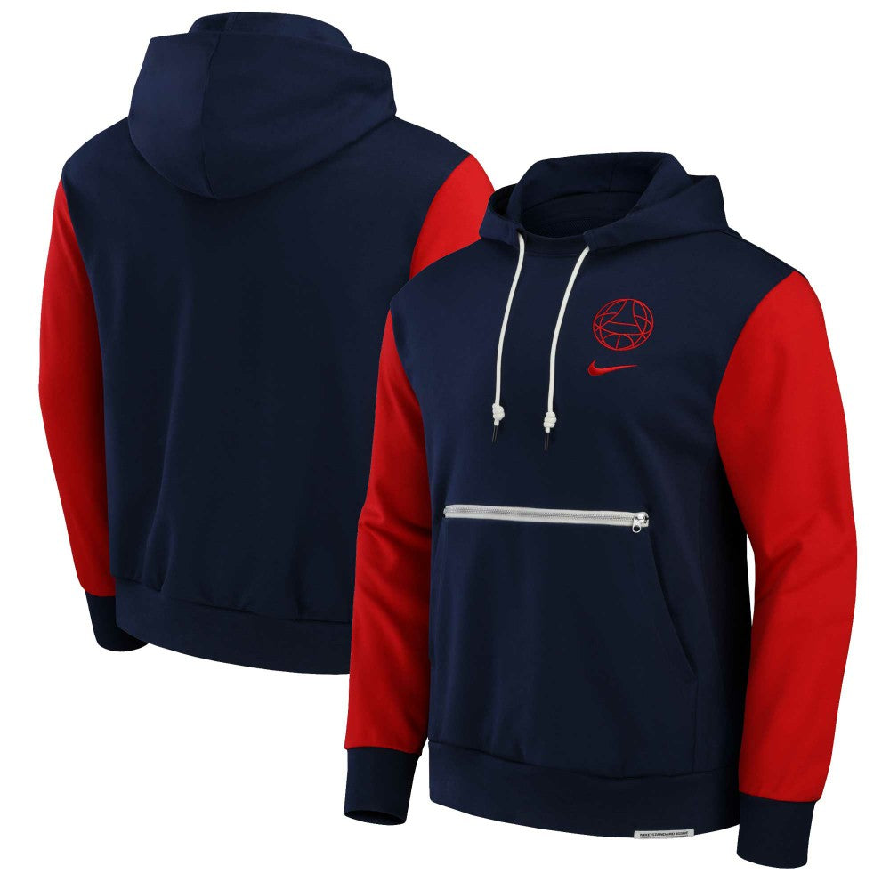 Paris Saint-Germain Standard Issue Pullover Hoodie - Nike Navy