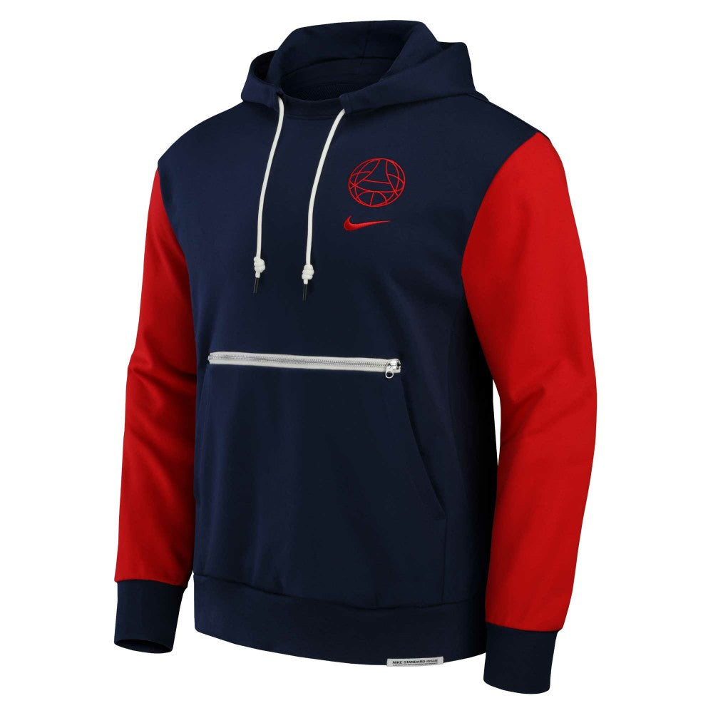 Paris Saint-Germain Standard Issue Pullover Hoodie - Nike Navy