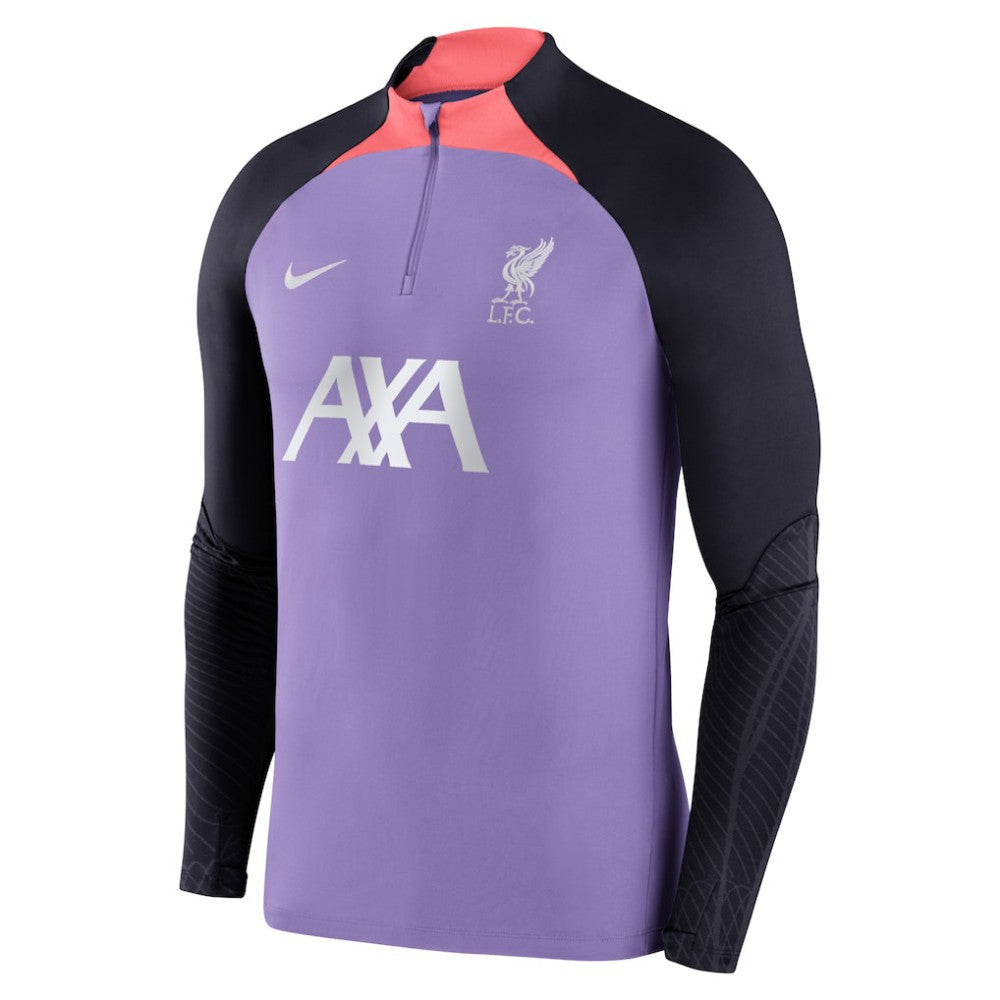 Liverpool Strike Drill 2023/24 Performance Quarter-Zip Long Sleeve Top - Nike Purple
